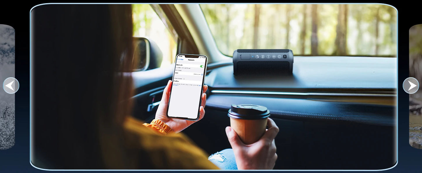Ortizan Portable Bluetooth Speakers with Bass Boost,IPX7 Waterproof,Suporrt TF Card/AUX,RGB Lights,30H Playtime,24W Loud Drivers