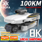 KBDFA P1 RC Drone Profesional Dual HD Camera Aerial Photography FPV Helicopters Obstacle Avoidance Foldable RC Quadcopter Toys