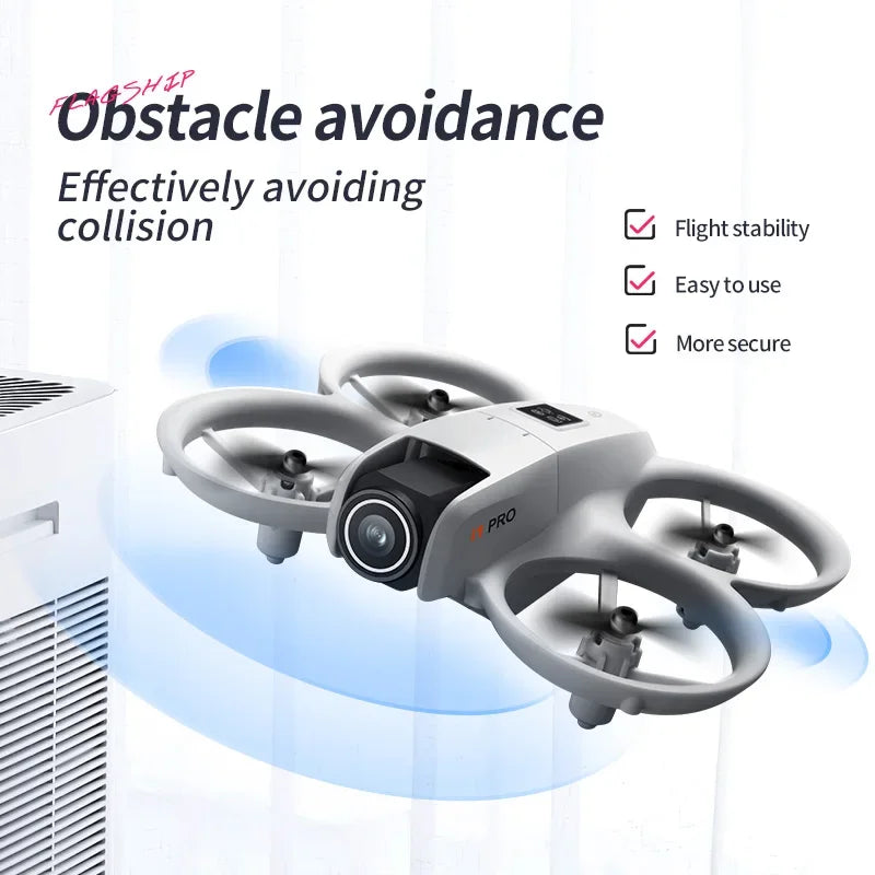 i1 PRO Mini Drone 8K HD Dual Camera Aerial Obstacle Avoidance Optical Flow Hover Avoidance Four-Axis RC Drone 10000M For Xiaomi