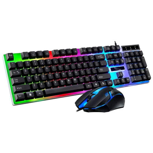 RGB Gaming Keyboard Gamer Keyboard And Mouse Kit Wired Mechanical Keyboard Gaming Keyboard And Mouse Combo    Gamers