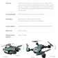 KBDFA New G6 Professional Foldable Quadcopter Aerial Drone S6 HD Camera GPS RC Helicopter FPV WIFI Obstacle Avoidance Toy Gifts
