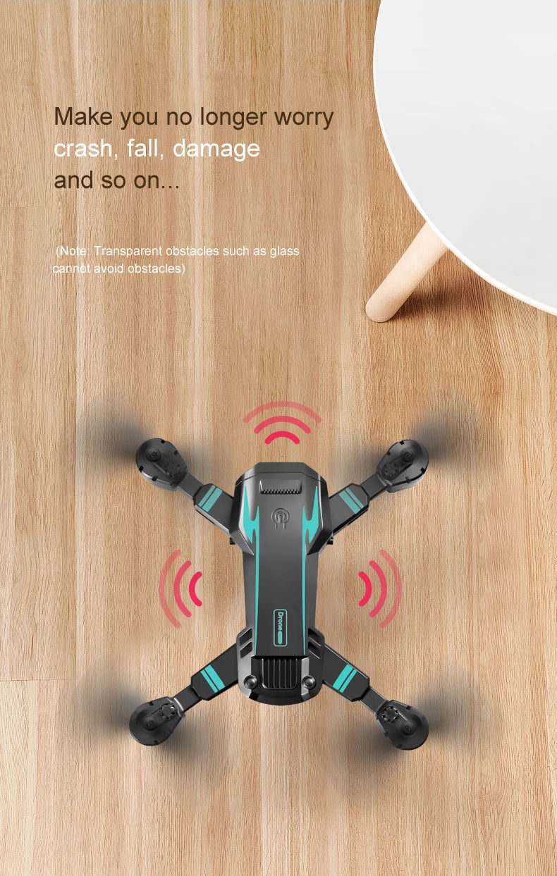 KBDFA New G6 Professional Foldable Quadcopter Aerial Drone S6 HD Camera GPS RC Helicopter FPV WIFI Obstacle Avoidance Toy Gifts