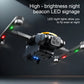 2024 M8Pro RC Drone 4K Professinal With 1080P Wide Angle HD Camera Foldable Helicopter WIFI FPV Height Hold Gift Toy