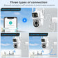 8MP 4K Outdoor Wifi Security Camera Dual Lens Dual Screens Video Surveillance Camera Home Smart Human Detection ICSEE APP