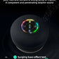 Portable Bluetooth Audio Ipx4 Waterproof Led Lights Bathroom Outdoor Large Suction Cup Can Be Adsorbed Wall Speaker