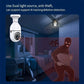 2Pc Ease Life APP-Light Bulb Security Cameras Outdoor Wireless WiFi Camera 5GHz, 360 Degree, E27 Light Socket Screw In Securi