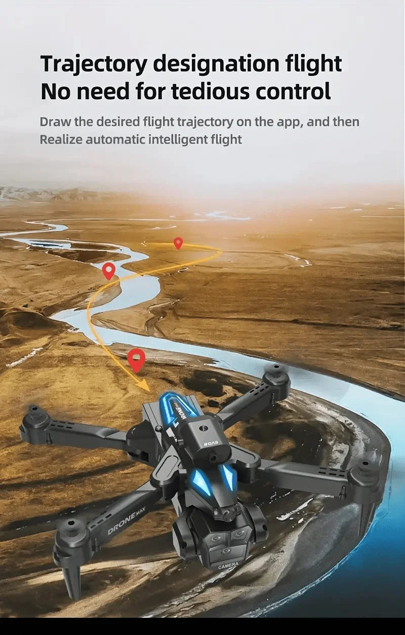 C10 RC Drone 4K Professional Three Camera HD Obstacle Avoidance Dron Wifi FPV Quadcopter Remote Control Aircraft Helicopter Toys