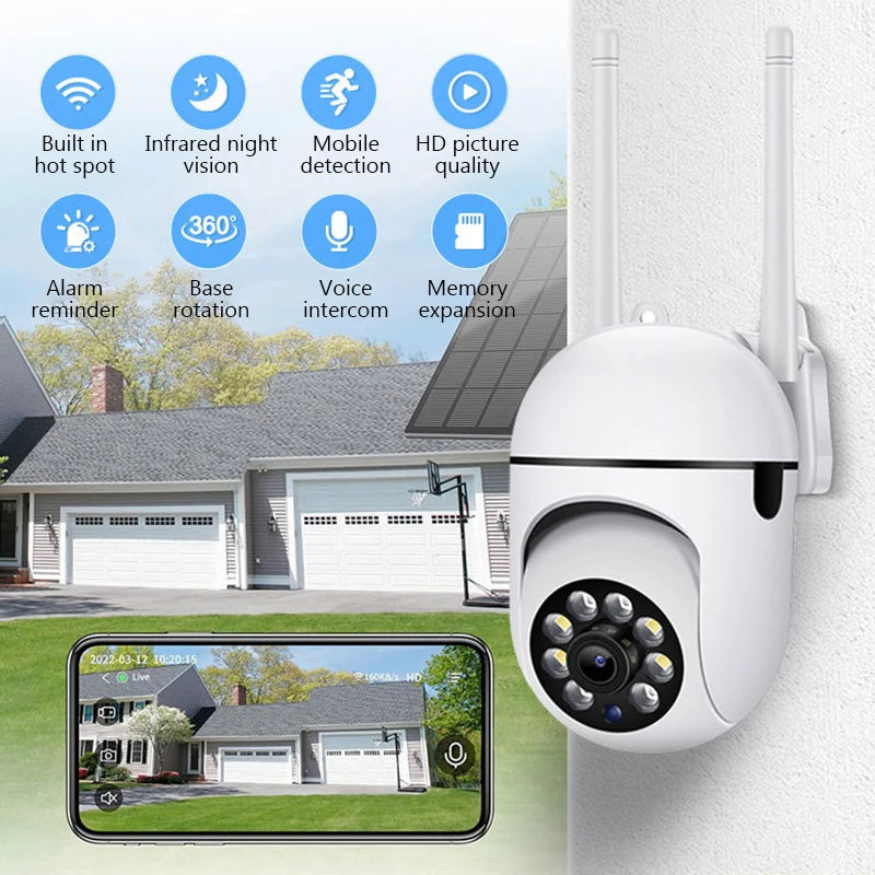 2MP Tuya Wifi IP Camera Smart Home Surveillance Camera HD 1080P Security Video Surveillance Supprt Two Way Audio Mobile Motion
