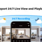 Jennov Outdoor/Indoor Security Cameras 5Ghz/2.4Ghz, 2K HD Wireless WiFi/Pet Dog Cat Baby Monitor Camera for Home Security IP66