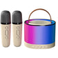 Bluetooth-Compatible 5.3 Portable Karaoke Machine with Wireless Mic Mini Home Theater Speakers Small Speaker for Home Karaoke
