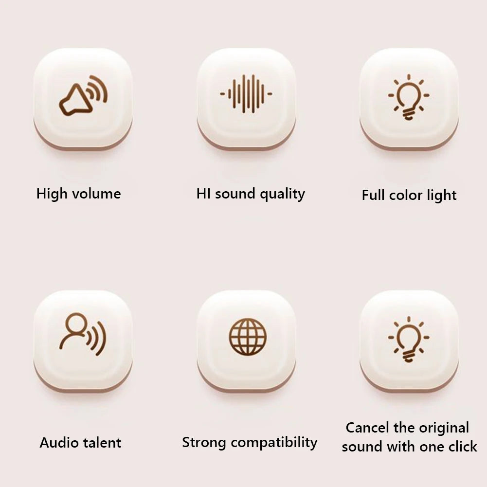 Bluetooth-Compatible 5.3 Portable Karaoke Machine with Wireless Mic Mini Home Theater Speakers Small Speaker for Home Karaoke