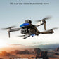 New D6 8K Drone Professional HD Dual Camera Optical Flow Localization Obstacle Avoidance WIFI FPV RC Foldable Quadcopter Toys