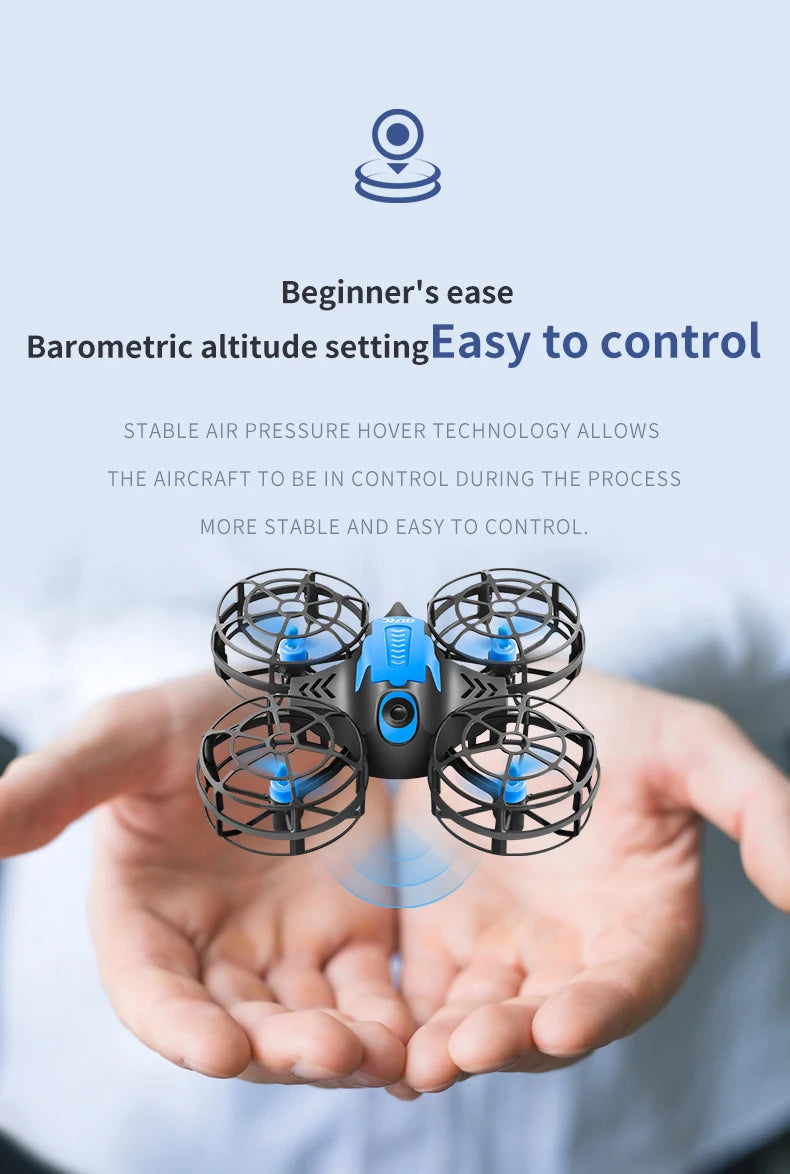 New V18 Mini Drone Headless Mode RC Dron 360° Flip Height Keep Drones Helicopter Remote Control Quadcopter Kids For Kids Gifts