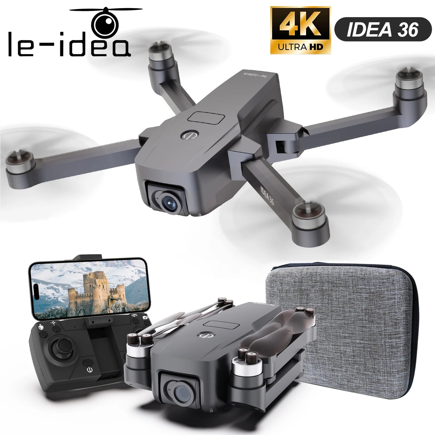 TT36 GPS RC Drone With 4K Camera 5GHz WIFI FPV Optical Flow Positioning Quadcopter Brushless Motor Remoted Control Drones C0