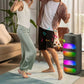 3000W Bluetooth Speaker Dual 4 inch Speaker Stereo Outdoor Portable Subwoofer 5.0 Wireless Speaker Led light Rechargeable