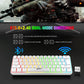 MAMNASNAKE L500 Wireless Gaming Keyboard and Mouse Combo, Mechanical Feeling Keyboard with Bluetooth 5.1&2.4G Wireless Dual Mode