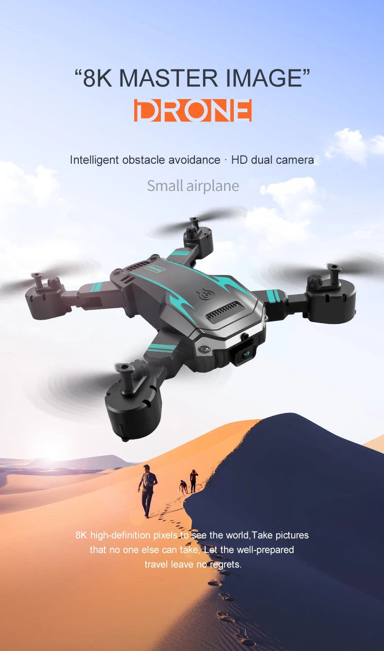 KBDFA New G6 Professional Foldable Quadcopter Aerial Drone S6 HD Camera GPS RC Helicopter FPV WIFI Obstacle Avoidance Toy Gifts
