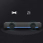 USB Wired Soundbar USB Wired Stereo Soundbar Music Player Bass Surround Sound Box 3.5mm Input for PC Cellphones Stereo Soundbar