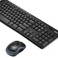 Logitech MK270 Wireless Keyboard Mouse Set Office 2.4G Computer 104 Keys Full Size Keyboard with USB Receiver 1000dpi for PC