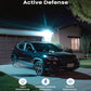 AOSU 100% Wire-free 3MP Wifi Solar Camera Outdoor Built-in Battery Security Camera Color Night Vision 2-Way Audio CCTV Cam