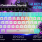 MAMNASNAKE L500 Wireless Gaming Keyboard and Mouse Combo, Mechanical Feeling Keyboard with Bluetooth 5.1&2.4G Wireless Dual Mode