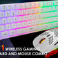 MAMNASNAKE L500 Wireless Gaming Keyboard and Mouse Combo, Mechanical Feeling Keyboard with Bluetooth 5.1&2.4G Wireless Dual Mode